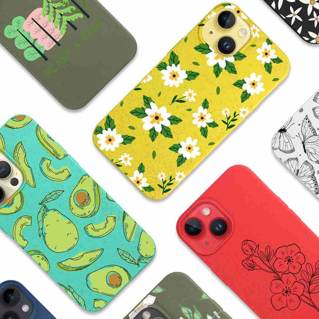 Phone Case Sustainable Smartphone Cases for iPhone 15 14 13 Pro Max Back Cover