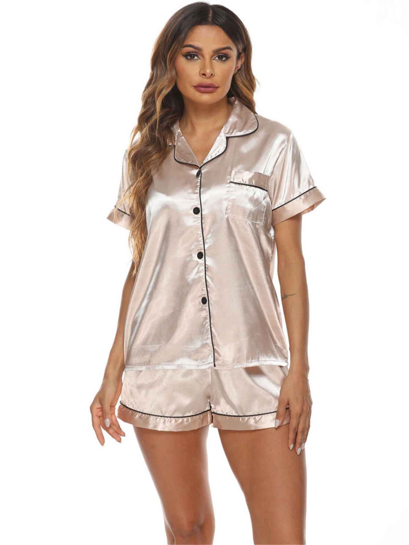 Women Casual Cotton Shirt Long Sleeve Slim Fit