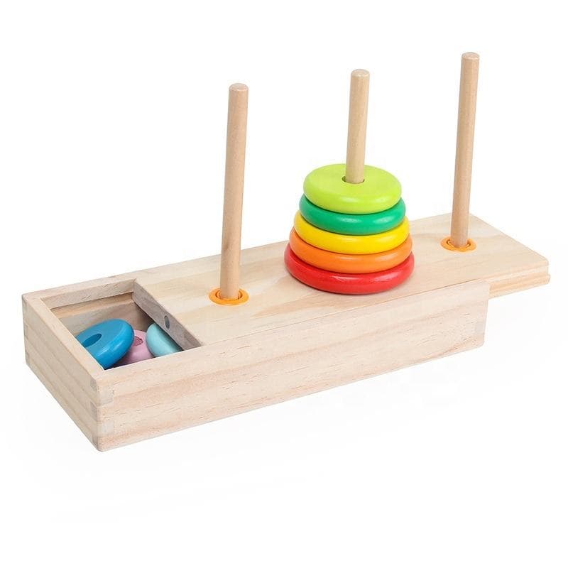 3-in-1 Wooden Activity Cube Montessori Educational Toys for Toddlers