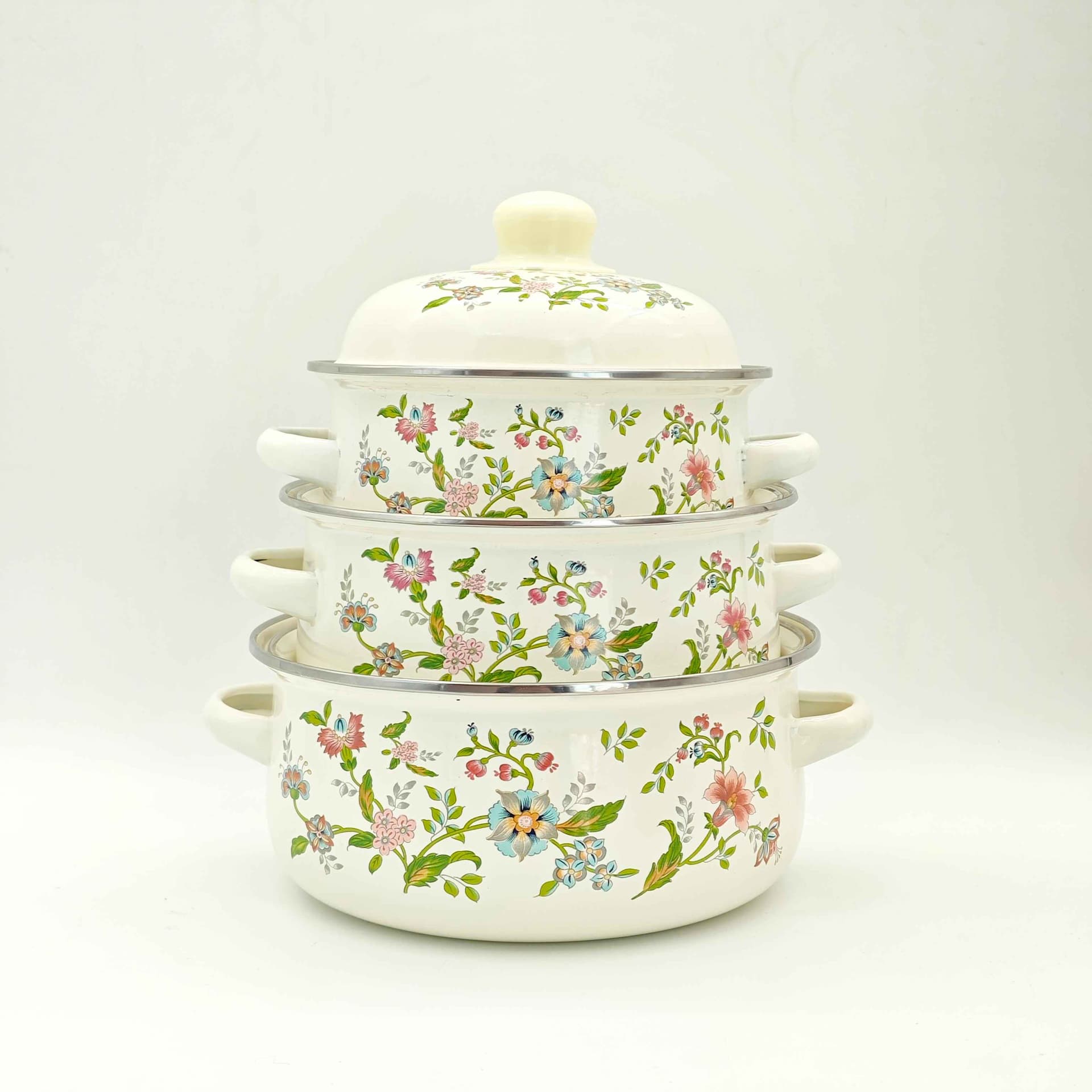 Senny Senny China Factory Online Wholesale Customization Enamel Pot Set Cookware Steel
