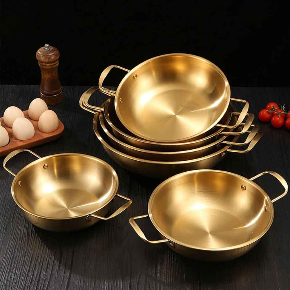 Korean Seafood Boil Pot Cooking Instant Noodle Pot Stainless Steel