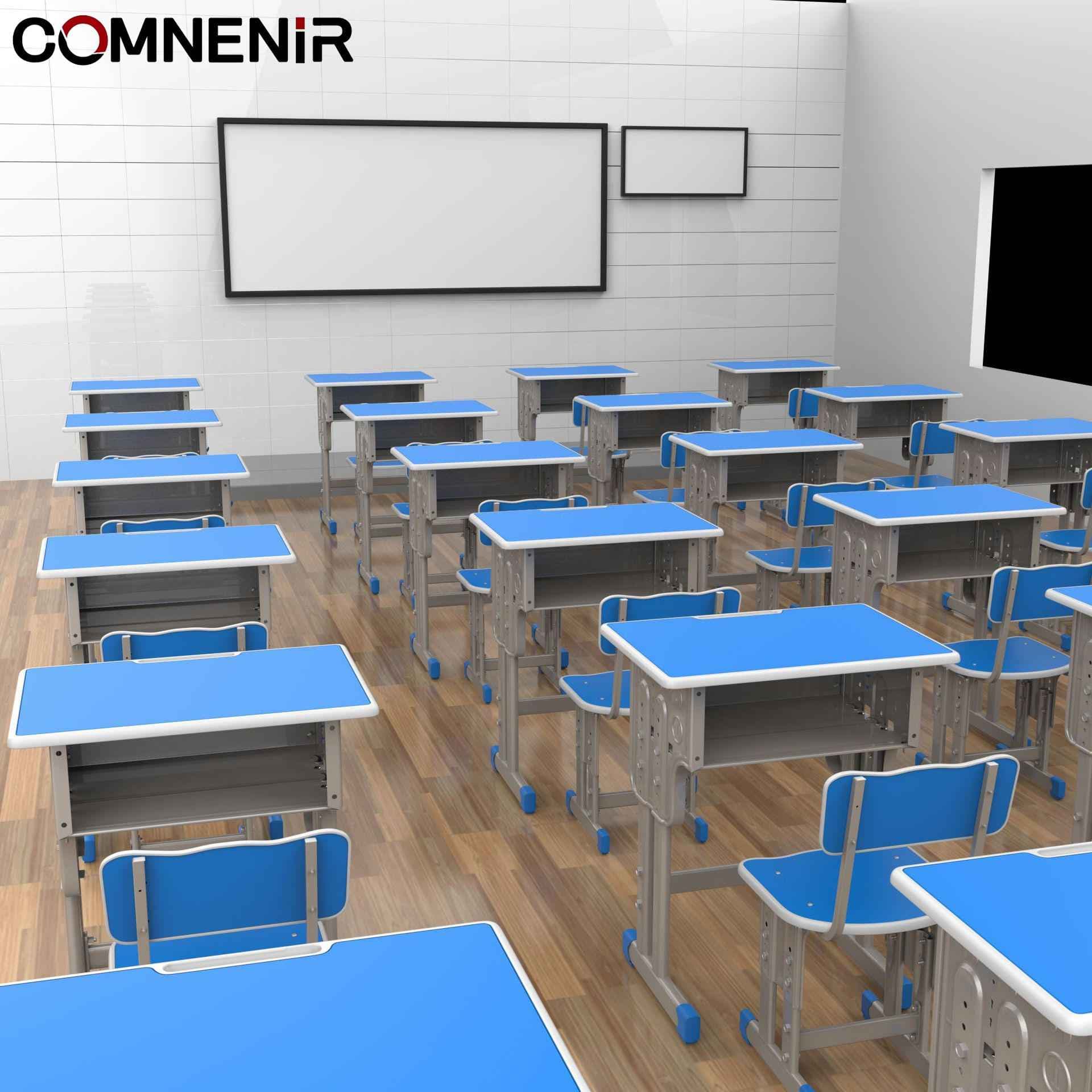 Modern School Classroom Desk and Chair Set Hot Selling Student Furniture for Primary School