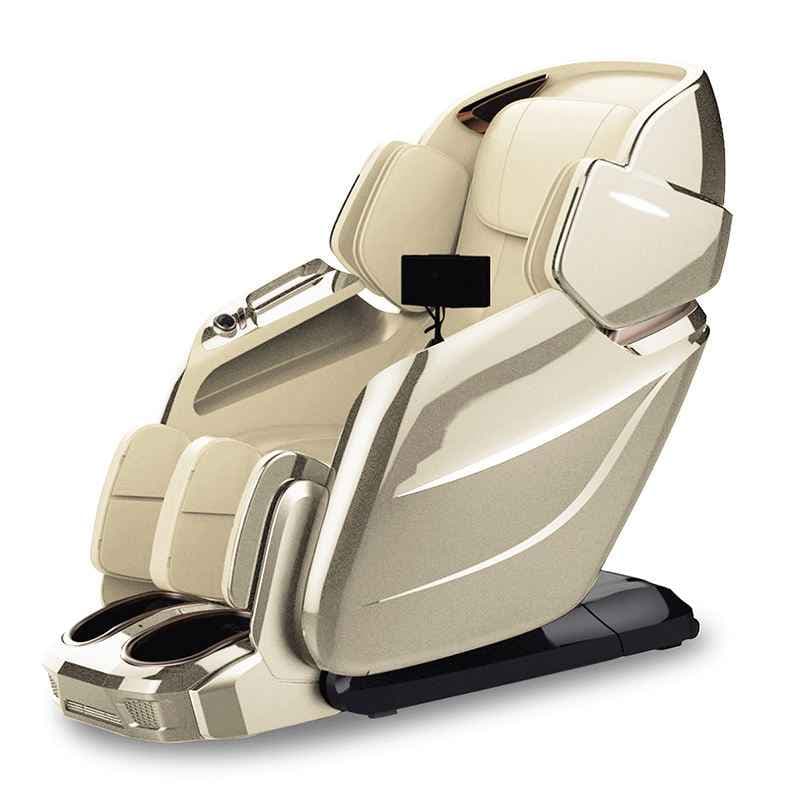 New Design China Manufacturer ZHOUQI 0 Gravity Electric 3D 4D SL Track Massage Chair Bed Full Body
