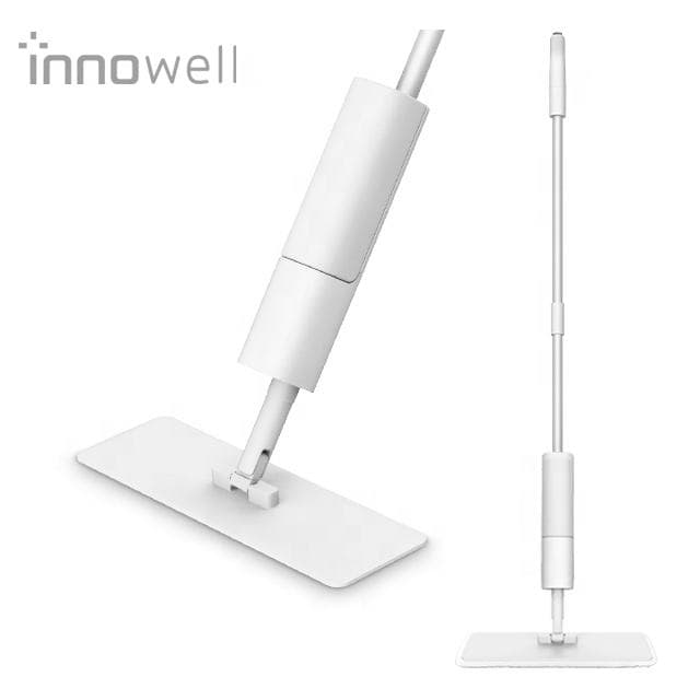 Innowell 360° Rotating Aluminum Spray Mop - Microfiber Hands-Free Corner Cleaning
