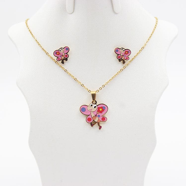 Fashion Jewellery for Women Top Quality Dubai Gold Cartoon Necklace