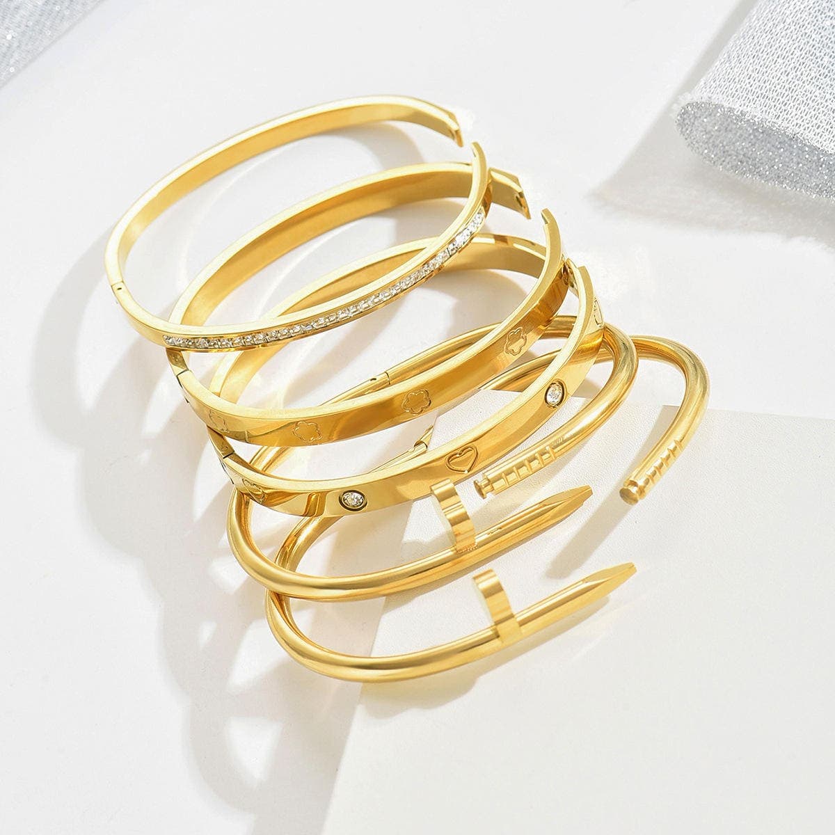 Diamond 18K Gold Plated Non Tarnish Fashion Golds Jewellery