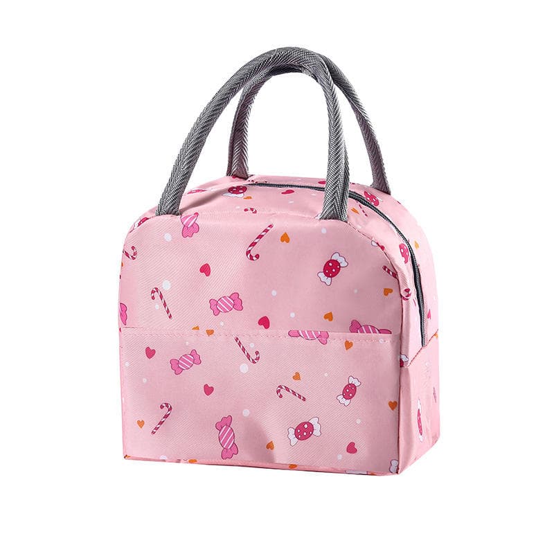 Insulated Lunch Bag Custom Logo Waterproof Eco-friendly Cloth Material