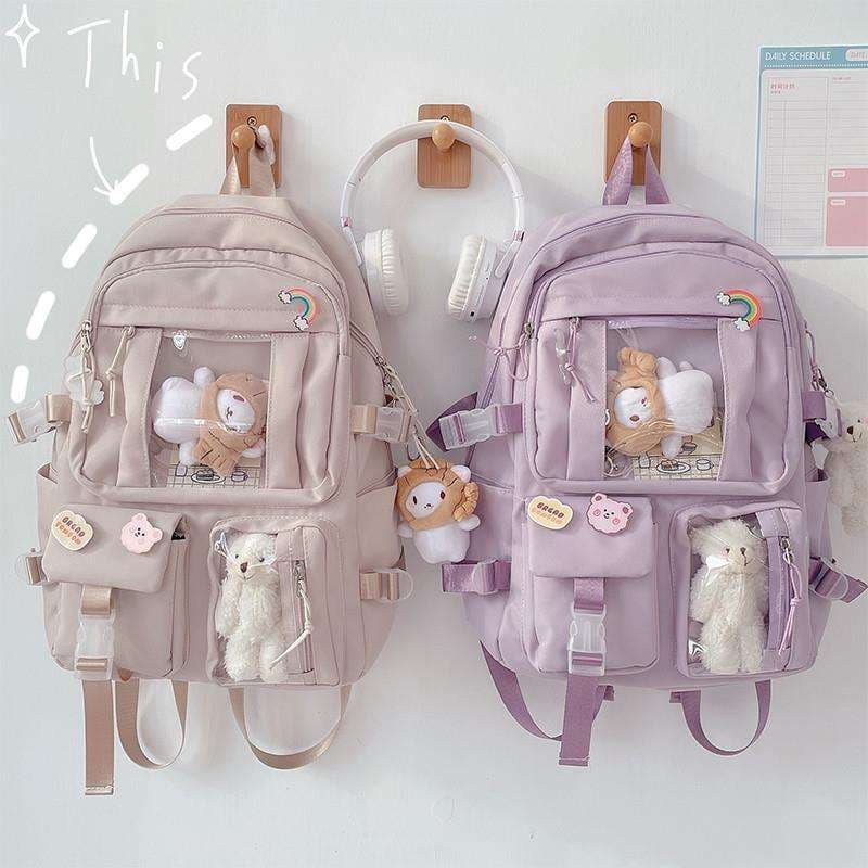 Cute Backpack for Teen Girl School Kids Book Bag Travel Backpack
