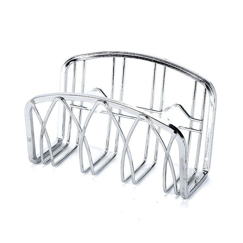 Stylish Wall-Mounted Sponge Holder Powder-Coated Kitchen Sink Organizer