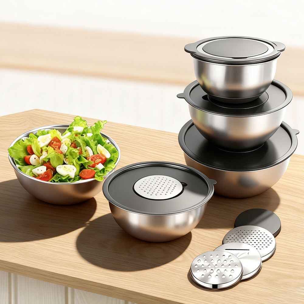 Collapsible Silicone Food Storage Containers Set of 4