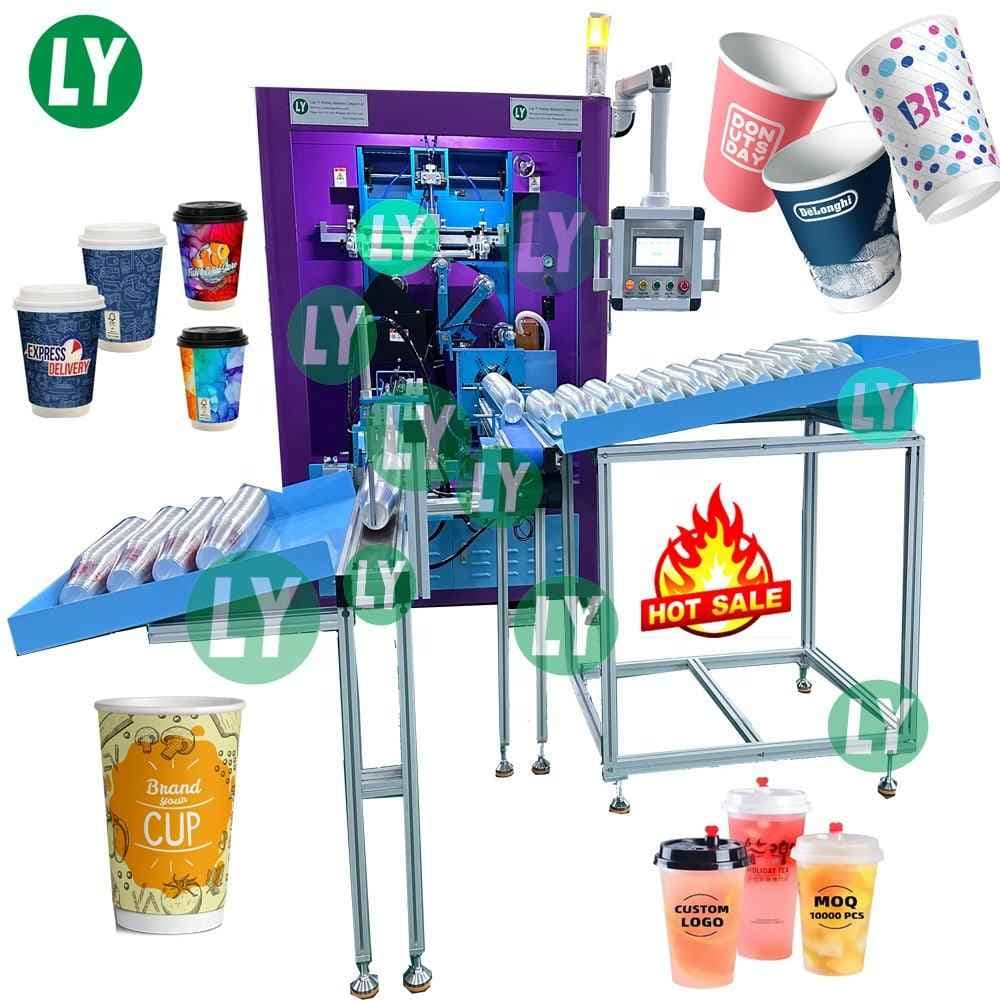 Plastic Cup Printing Machine Plastic Cup Auto Printing Machine with UV