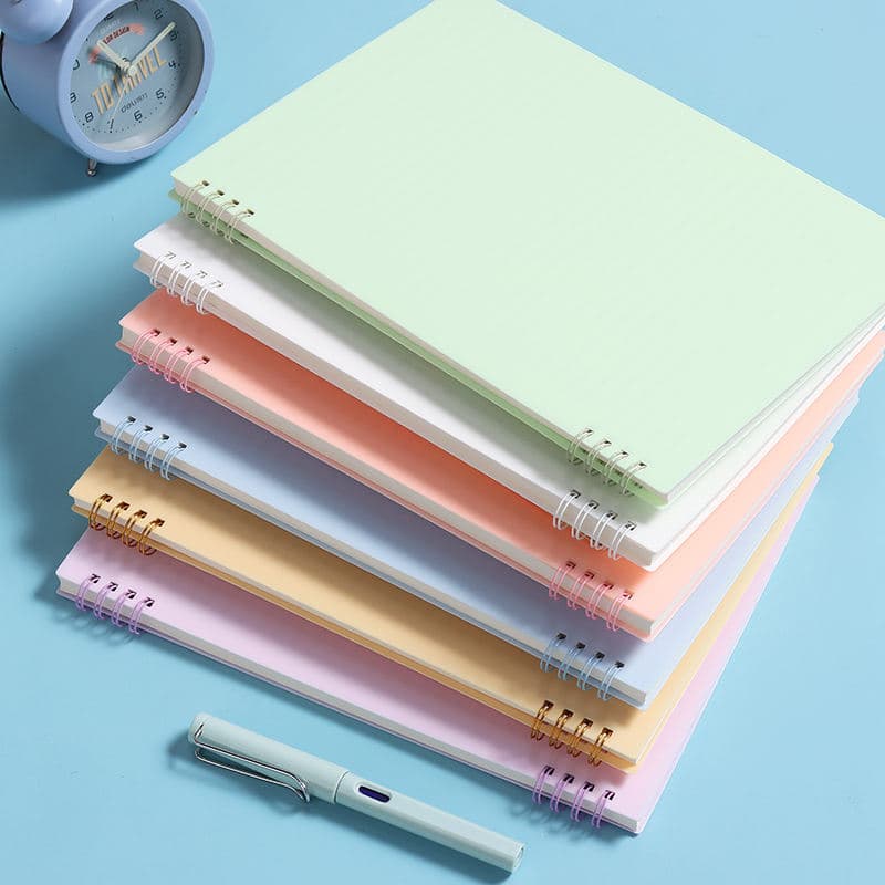 High Quality A5 Notebook Morandi Color Chronicle Spiral Bound Office Diary