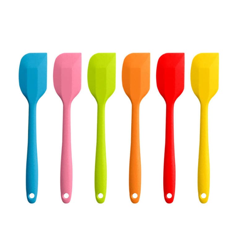 Flexible Silicone Spatula with Solid Small Premium Scraper Spoon