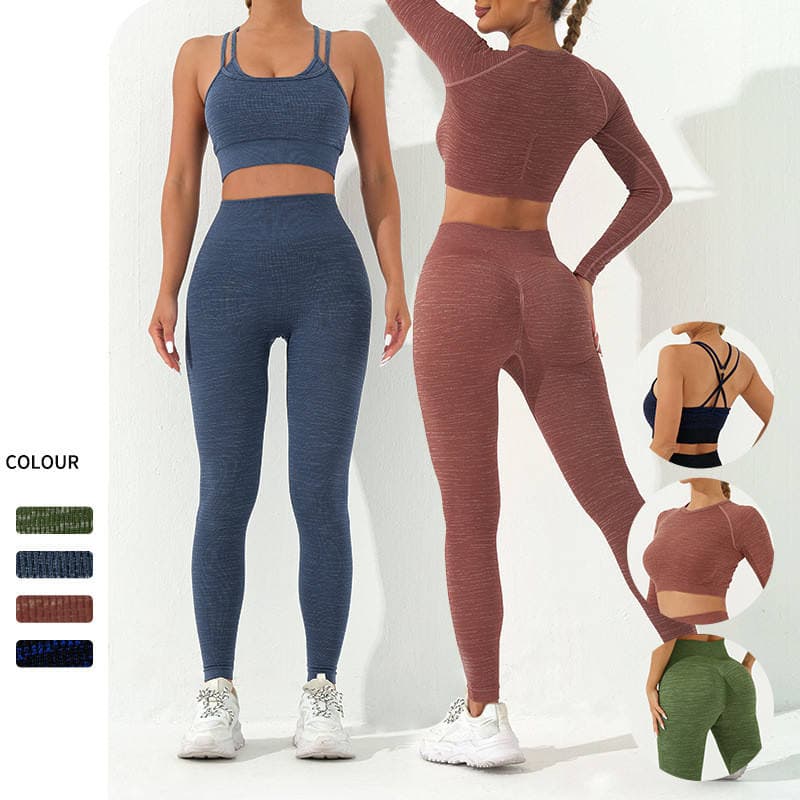 High Waist Leggings Set Sportswear