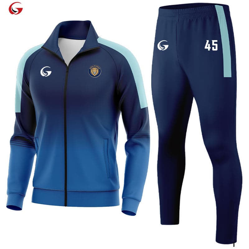 Team Football Training Sportswear Custom Full Zipper