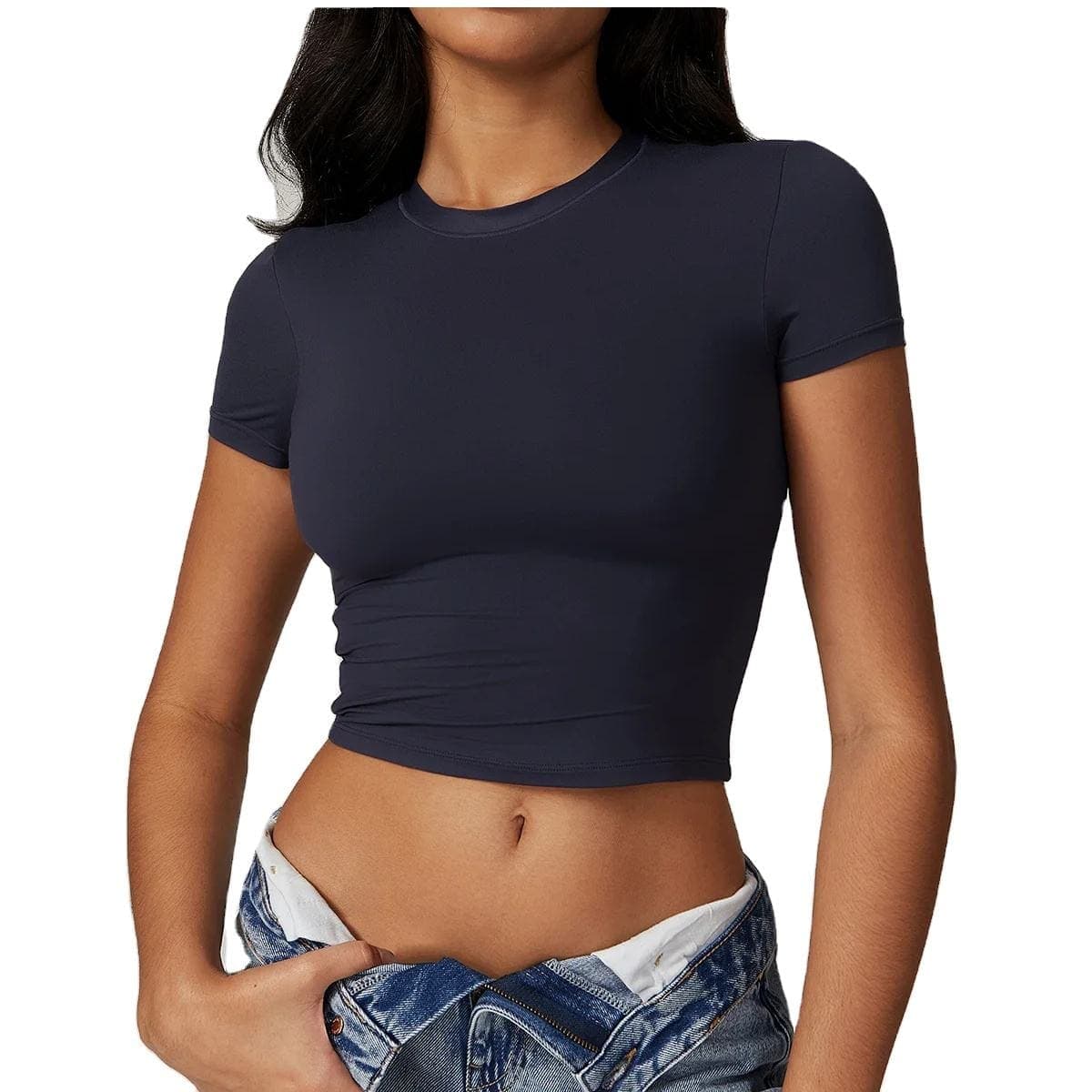 T-Shirt Custom Logo Short Sleeve Fitted Shirts OEM