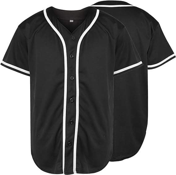 Baseball Jersey Short Sleeve Hipster Hip Hop T Shirts